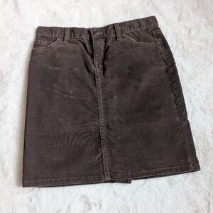 Vintage GAP Brown Cord Mini Skirt, sz 0